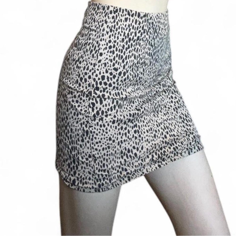 Brandy Melville Leopard Print Mini Skirt
